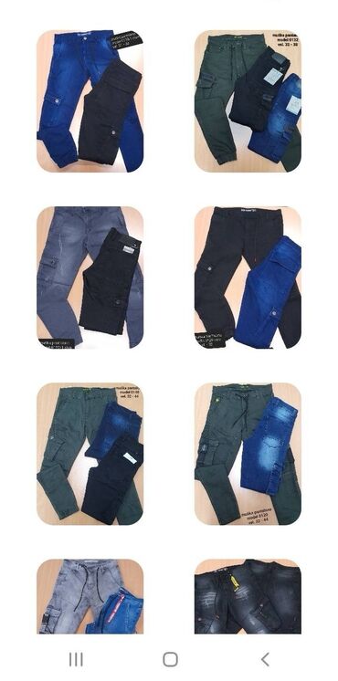 Pantalone: Muške dzeparice
Vel.36-44
3000 din na lalafo.rs — 2 Pantalone: Muške dzeparice
Vel.36-44
3000 din — 2