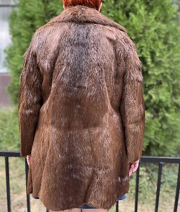 натуральный мех: Шуба, Нутрия, По колено, Германия, XL — 2