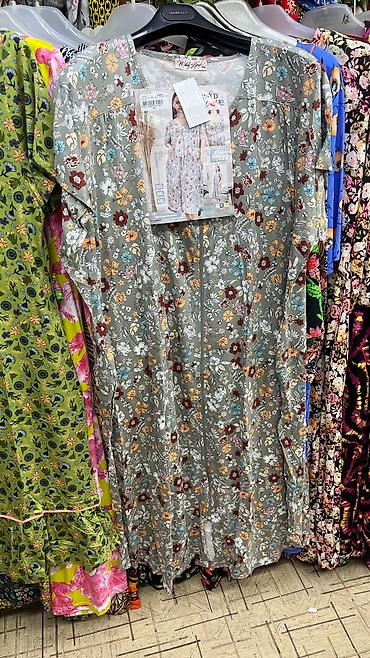 Повседневные платья: Повседневное платье, Турция, Лето, Длинная модель, Хлопок, Турецкое, Все размеры — 30