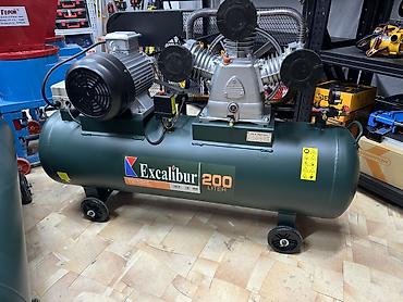Поршневой ременной компрессор Excalibur 200 L - Ресивер: 200 литров