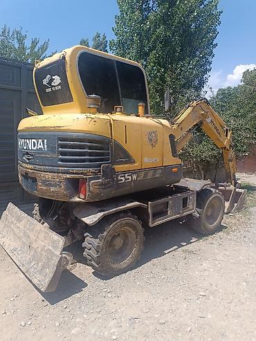 мотоблок матор: Экскаватор, Hyundai, 2010 г., Колесный — 3