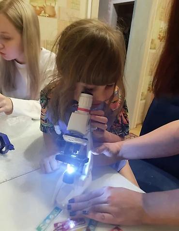 Игрушки: 🔬 Детский микроскоп с набором Микроскоп с подарочной коробкой и — 5