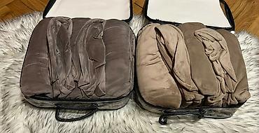 Prekrivači za nameštaj: Elastične navlake za stolice – baršunasti izgled - Materijal: meka — 5