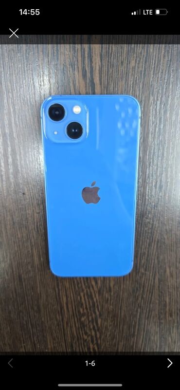 мониторы для видеонаблюдения: IPhone 13, Колдонулган, 128 ГБ, Көгүлтүр, Каптама, 85 %