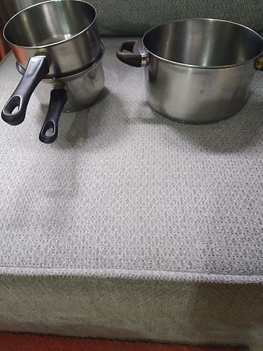 Kompleti posuđa: Set inox posuđa 18/10 – lonci i šerpe sa poklopcem korisceni par puta — 11