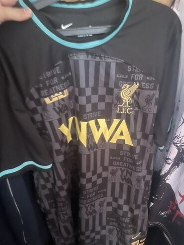 спортивный костюм для мальчика: Футбольная джерси Liverpool FC (L.F.C.) x Nike, черно‑графитовая. -