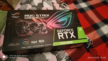 asus rog strix g15: Yalnız bu gün ərzində qiymət 850azn!! Asus Rog RTX 2080super OC Əla