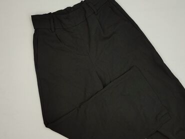 spodnie moro dresowe: H&M, Material trousers for women, size M (EU 38)