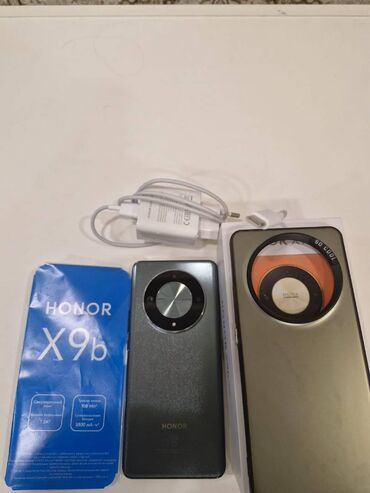 телефон fly b500: Honor X9b, 256 ГБ, цвет - Синий, Отпечаток пальца