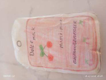 муляж iphone: Ручной бумажный макет смартфона “Dolce milk – mimi-mint” - — 1
