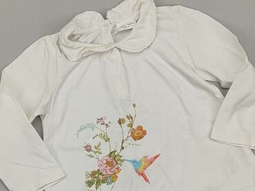 bluzka z wycięciami na rękawach: Blouse, Next, 12-18 months, condition - Very good