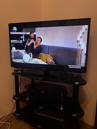 katv tv: Samsung LCD/LED televizor və şüşə-metal TV stendi TECILI SATILIR - — 2