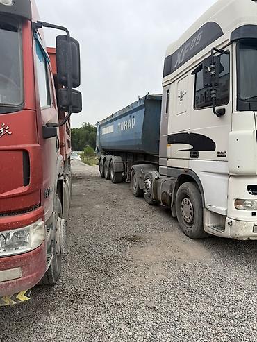Грузовики: Самосвальный автопоезд: тягач DAF XF95 с полуприцепом ТОНАР. Мощный — 2