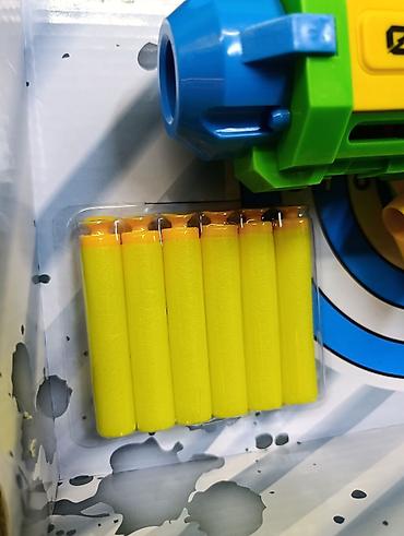nerf бластер: Нерф пистолет игрушка детская🔥 Комплектация товара: нерф, 6 патронов✅ — 3