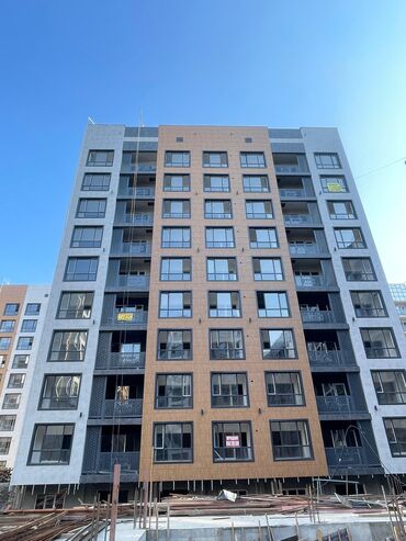 квартира бишкек одна комната: 1 комната, 53 м², 6 этаж, ПСО (под самоотделку)