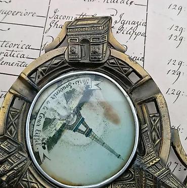 Stare vaze i dekor: Vintage Francuski Art Deco Pariski Suvenir 1920. Extra rare — 3