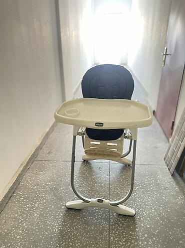 Yemək masaları, oturacaqları: Chicco uşaq yemək stulu - Brend: Chicco - Rəng: krem massiv süfrə — 3