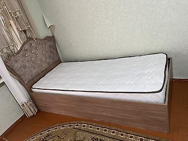 Çarpayılar: Tek nəfərlik taxta çarpayı və döşək dəsti Tək nəfərlik çarpayı — 3