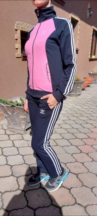Gornji i donji deo: Adidas, L (EU 40), Prugasti, bоја - Crna — 2