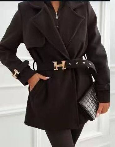 Kaputi: Ženski strukirani kaput s pojasom - Model do sredine butina, sa — 6