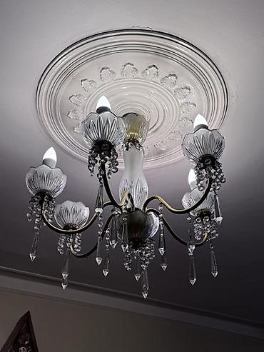 samlar: Çılçıraq, 6 lampa, Şüşə — 4