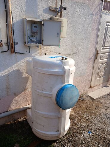 azbes turba: Plastik su çəni / septik tipli şaquli rezervuar - Material: qalın
