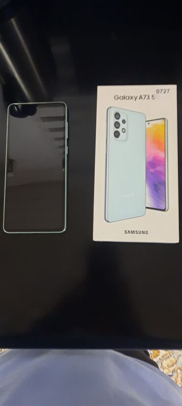 Samsung: Samsung Galaxy A73, 128 GB, rəng - Mavi