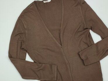 bluzki damskie brązowa: Kardigan, XL, stan - Dobry