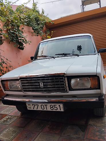 avtomobil şəkilləri: LADA 2107, ağ rəng, sedan. maşın idealdır. heçbir xərc tələb — 1