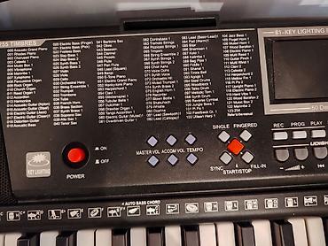 Клавишные инструменты: Məhsul: MK-2108 elektron sintezator (61 klaviş, işıqlı klavişlər) — 3