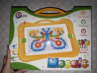 qrafik planset irsad: Technok Toys “Mosaic” mozayka dəsti – 300 ədəd rəngarəng düyməciklərlə — 2