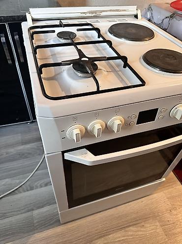 Кухонные плиты и варочные поверхности: Комбинированная плита, Beko, Б/у, Напольная, Механическая, Полная оплата — 3
