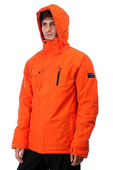 Мужские лыжные куртки: Куртка, Quiksilver, Новый, С утеплителем, Удлинённая куртка, Вентиляционные клапаны, Внутренние и внешние карманы — 15