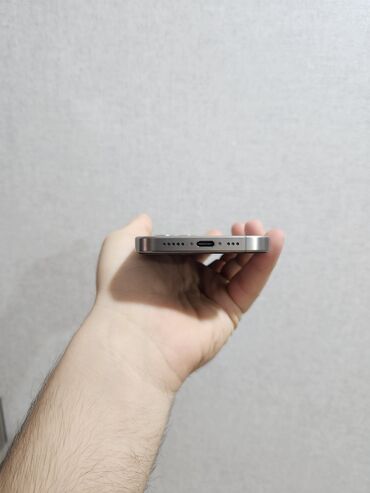 Apple iPhone: IPhone 15 Pro, 128 GB, Natural Titanium, Simsiz şarj, Face ID, Sənədlərlə — 8