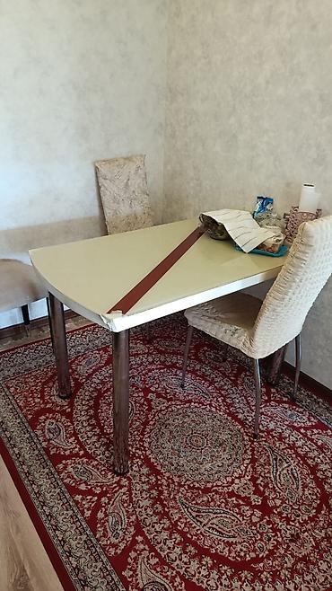 Qonaq otağı üçün, İşlənmiş, Kvadrat masa, 2 stul