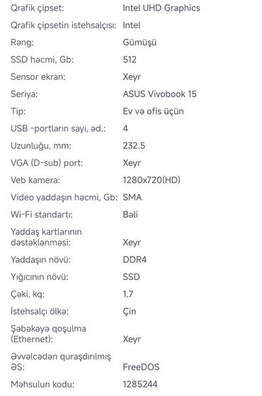 ASUS: ASUS VivoBook – zərif gövdədə gündəlik iş və təhsil üçün universal — 8