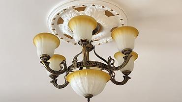 gips blok: Çılçıraq, 7 lampa — 1
