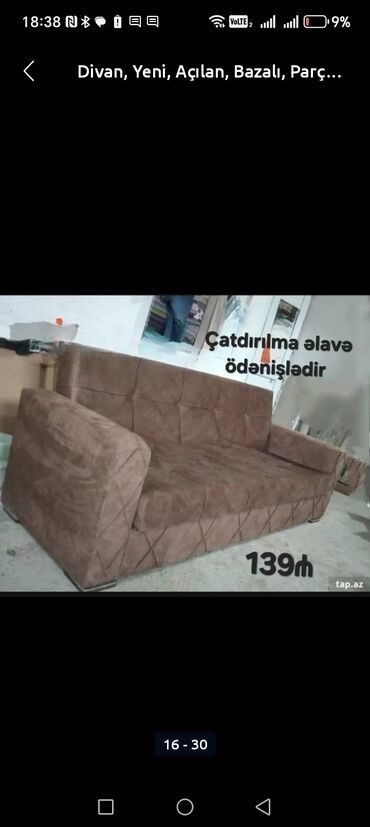 Divanlar: Divan, Yeni, Açılmayan, Bazasız, Nabuk, Ödənişli çatdırılma — 14