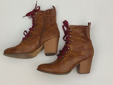 klapki karl lagerfeld na koturnie: Ankle boots for women, size 38