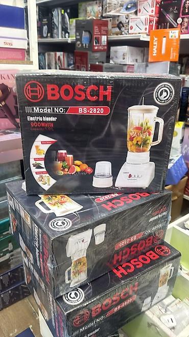 Блендер BOSCH BS-2820 - Электрический блендер мощностью 900 W - Объем at lalafo.kg Блендер BOSCH BS-2820 - Электрический блендер мощностью 900 W - Объем