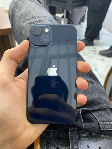 kofe aparatlarin satisi: IPhone 13, 128 GB, Midnight, Face ID