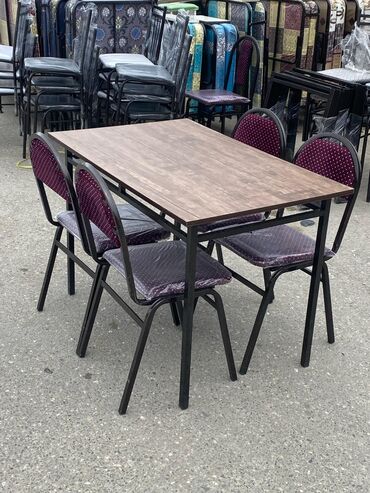 Bağ, çöl masa və oturacaq dəstləri: Yeni, Dördbucaq masa, 4 stul, Açılmayan, Stullar ilə -da lalafo.az — 2 Bağ, çöl masa və oturacaq dəstləri: Yeni, Dördbucaq masa, 4 stul, Açılmayan, Stullar ilə — 2