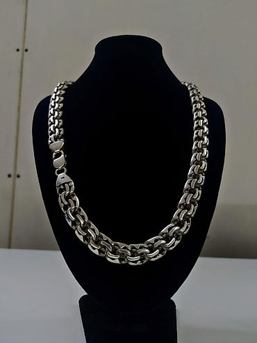 Серебряные цепочки: Цепочка, Бисмарк, Проба 925, Унисекс, Новый — 11