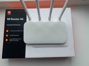 Modemlər və şəbəkə avadanlıqları: Modem router Mi 4A - 5GHZ stable edition Dual Band ən son modeldir