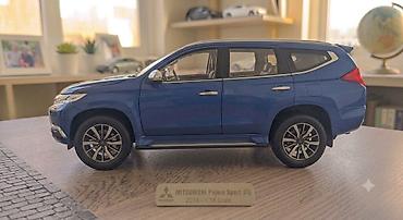 mitsubishi pajero: Mitsubishi Pajero Sport 2018 modelinin 1:18 miqyaslı kolleksiya — 2