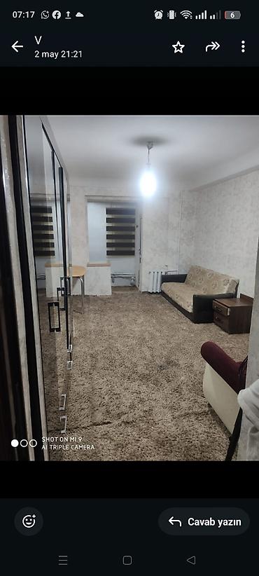 qara qarayev: Qarayev metrosuna yaxin 5/3 mertebesinde 1 otaqli ev 300 azn mûşderi — 9