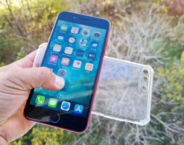 Apple iPhone: IPhone 8 Plus, Б/у, 256 ГБ, Красный, Наушники, Зарядное устройство, Защитное стекло, 100 % — 6