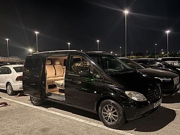 Mercedes-Benz: Mercedes‑Benz Vito – qara rəngli, uzun kuzovlu miniven — 3