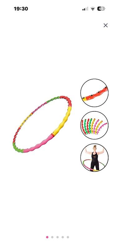 halqa: Masajlı fitnes halqası (hula hoop) - Yığılabilən konstruksiya: Halqa — 1