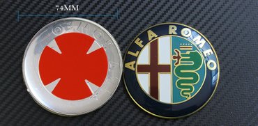 Tuning oprema: Alfa Romeo - samolepljivi metalni (aluminijumski) logo-amblem na lalafo.rs — 2 Tuning oprema: Alfa Romeo - samolepljivi metalni (aluminijumski) logo-amblem — 2